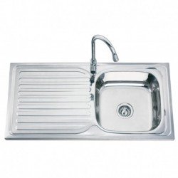 Nerūdijančio plieno plautuvė D10050A 1000x500 kairė