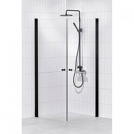 Dušo kabina ALTERNA Lusso Black 80x80