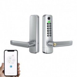 Išmani durų rankena INOVO S06B-S Waterproof IP55 Bluetooth lauko varteliams