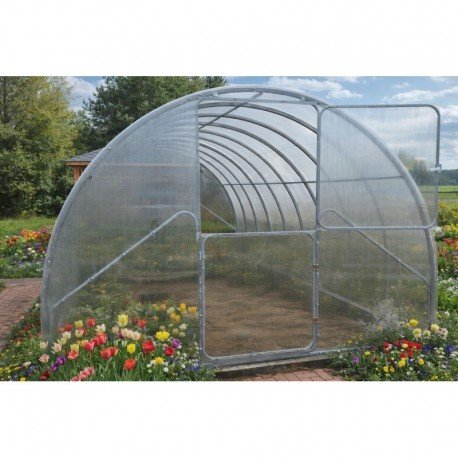 Šiltnamis Tvirtas XXL PLIUS 3x10 arkinis polikarbonatinis rėmas 20x25 arkos kas 0,67m