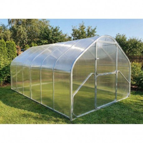 Šiltnamis GREEN Classic PLIUS 2.75x8 polikarbonatinis rėmas 20x40 arkos kas 0,67m