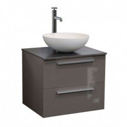 Vonios spintelė LAPEYRE Chamois 60 su stalviršiu, praustuvu bei maišytuvu