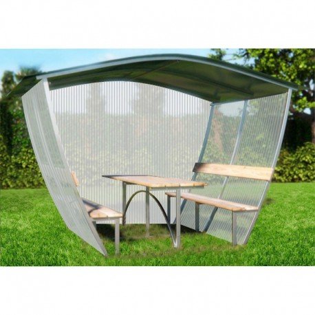 Pavėsinė Nevada 4m uždengtas stogas, šonai ir galas