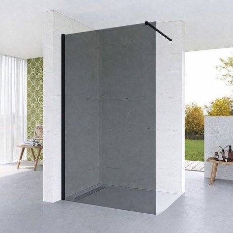 Dušo sienelė AQUABATOS Walk-in T8 100, black