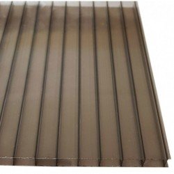 Polikarbonatas 2100x6000 10mm pilkas SMART 