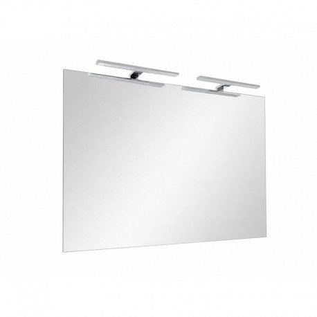Veidrodis su LED šviestuvais Aourow2 Chrome 120x80