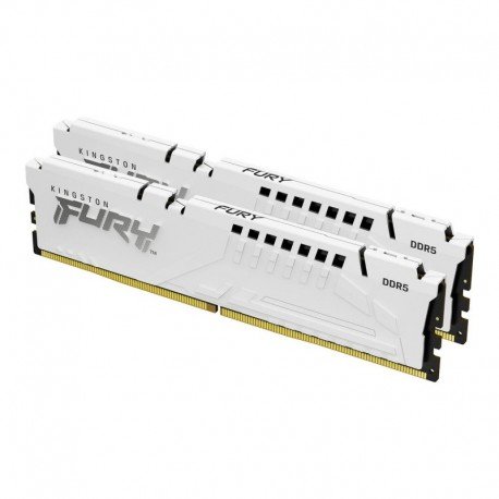 Kingston KF560C30BWEK2-32 32GB 6000MT/s DDR5 CL30 DIMM Kit of 2 FURY Beast White EX