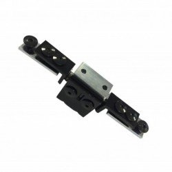 Vyris paslėptas apsauginėms metalinėms durims 754/MN  3D reguliavimas  juodas