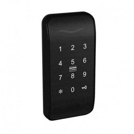 Spintelių durų užraktas spyna juoda TT LOCK