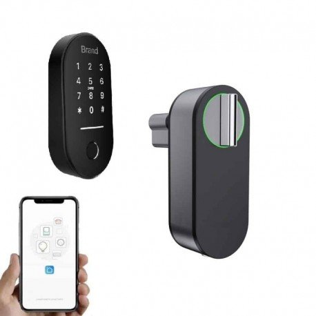 Išmanus durų užraktas-cilindras su klaviatūra INOVO T3+HK6B TTLOCK