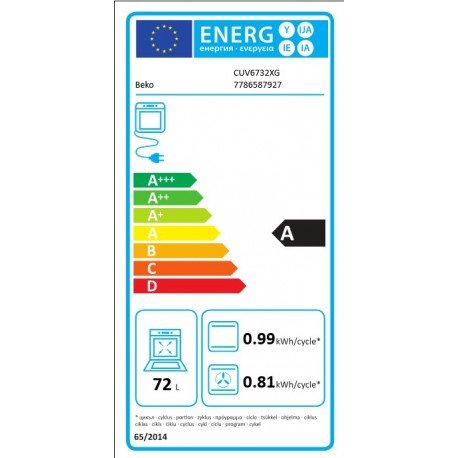 Viryklė BEKO CUV6732XG
