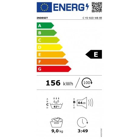 Džiovyklė INDESIT C YD 92D WB EE