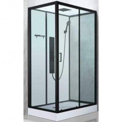 Dušo kabina Verona R18 100x80 grey
