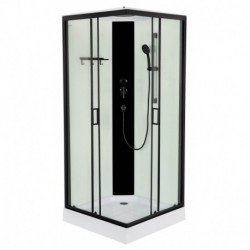 Dušo kabina Galaxy K982 80x80 skaidri/white
