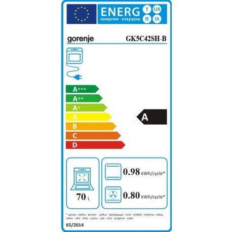 Viryklė GORENJE GK5C42SH-B