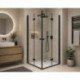 Dušo kabina SANREMO Black DD 90x90