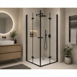Dušo kabina SANREMO Black DD 90x90