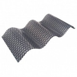 Polikarbonatas banguotas Diamond 1050x4000 2.8mm pilkas