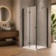 Dušo kabina SANREMO Black DW 90x90