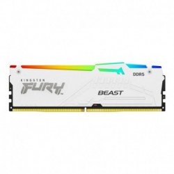 Kingston KF560C30BWEA-32 32GB 6000MT/s DDR5 CL30 DIMM FURY Beast White RGB EXPO 