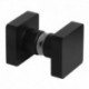 Dušo durys MESINA Black DS-120