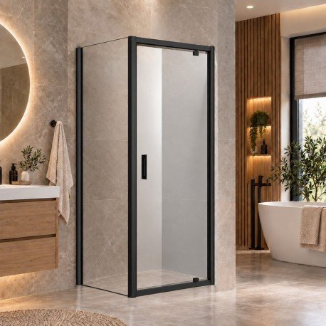 Dušo kabina NAPOLI black DW 90x100