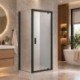 Dušo kabina NAPOLI black DW 90x90