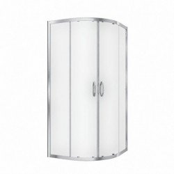 Dušo kabina TIVOLI 90x90 chrome, matinis stiklas