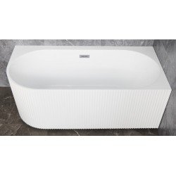 Akrilinė vonia NOVA 208 150 cm LINE balta dešinė