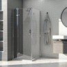 Dušo kabina AQUALUX Hinged DW 90x80, kairinė