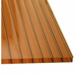 Polikarbonatas 8mm bronzinis 