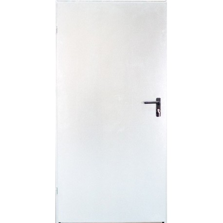Plieninės techninės durys URAN 790x2090 kairinės /baltos sp(RAL9010)