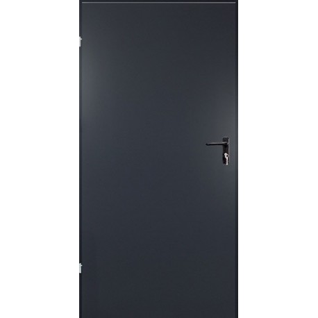 Plieninės techninės durys URAN 890x2090 dešininės/antracito sp(RAL7016)