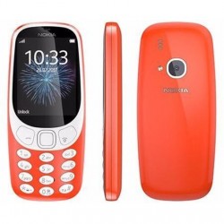 Telefonas Nokia 3310 2017 Red 2.4 " TFT 240 x 320 N/A MB 16 MB Dual SIM Micro-SIM Bluetooth 3