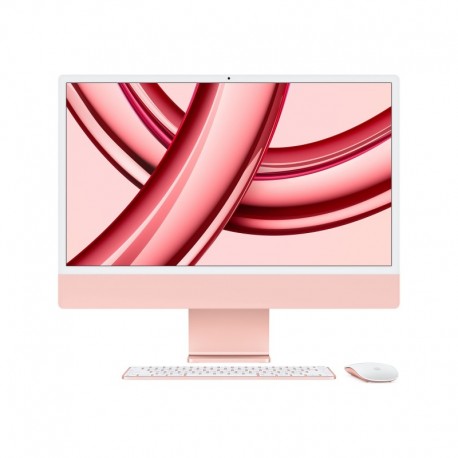 Kompiuteris Apple iMac 24” 4.5K Retina, Apple  M3 8C CPU, 10C GPU/8GB/256GB SSD/Pink/SWE Apple