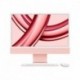 Kompiuteris Apple iMac 24” 4.5K Retina, Apple  M3 8C CPU, 8C GPU/8GB/256GB SSD/Pink/SWE Apple