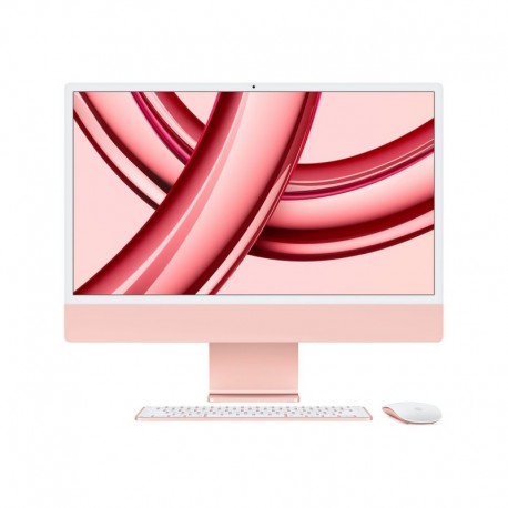 Kompiuteris Apple iMac 24” 4.5K Retina, Apple  M3 8C CPU, 8C GPU/8GB/256GB SSD/Pink/INT Apple