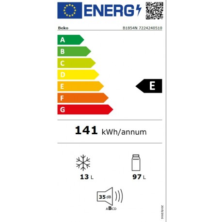 Šaldytuvas BEKO B1854N