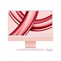 Kompiuteris Apple iMac 24” 4.5K Retina, Apple  M3 8C CPU, 8C GPU/8GB/256GB SSD/Pink/RUS Apple