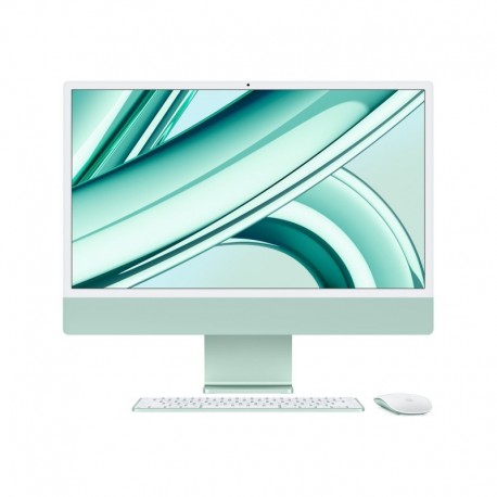 Kompiuteris Apple iMac 24” 4.5K Retina, Apple  M3 8C CPU, 8C GPU/8GB/256GB SSD/Green/INT 