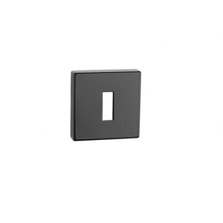 Žiedas pora 4048QS BB   juodas kvadratas SLIM