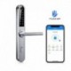 Išmanioji durų rankena iNOVO Waterproof IP55  Bluetooth C72mm Sidabrinė