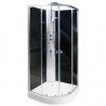 Dušo kabina ET-150 90x90x195 su masažu, be stogo, žemu padu